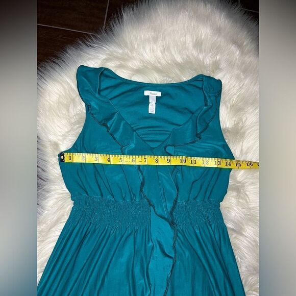 Soma ruffle front v neck sleeveless short dress sz XS - Picture 6 of 7